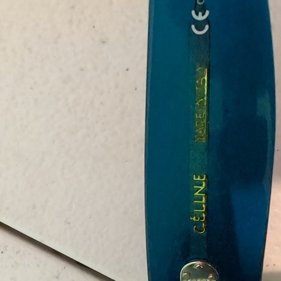 New Celine Paris women's designer blue frame sunglasses - Picture 8 of 10